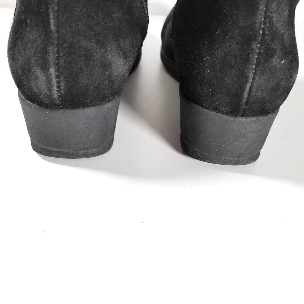La Canadienne Black Long Knee High Wedge Boots / booties Size Us 8M - Picture 9 of 16